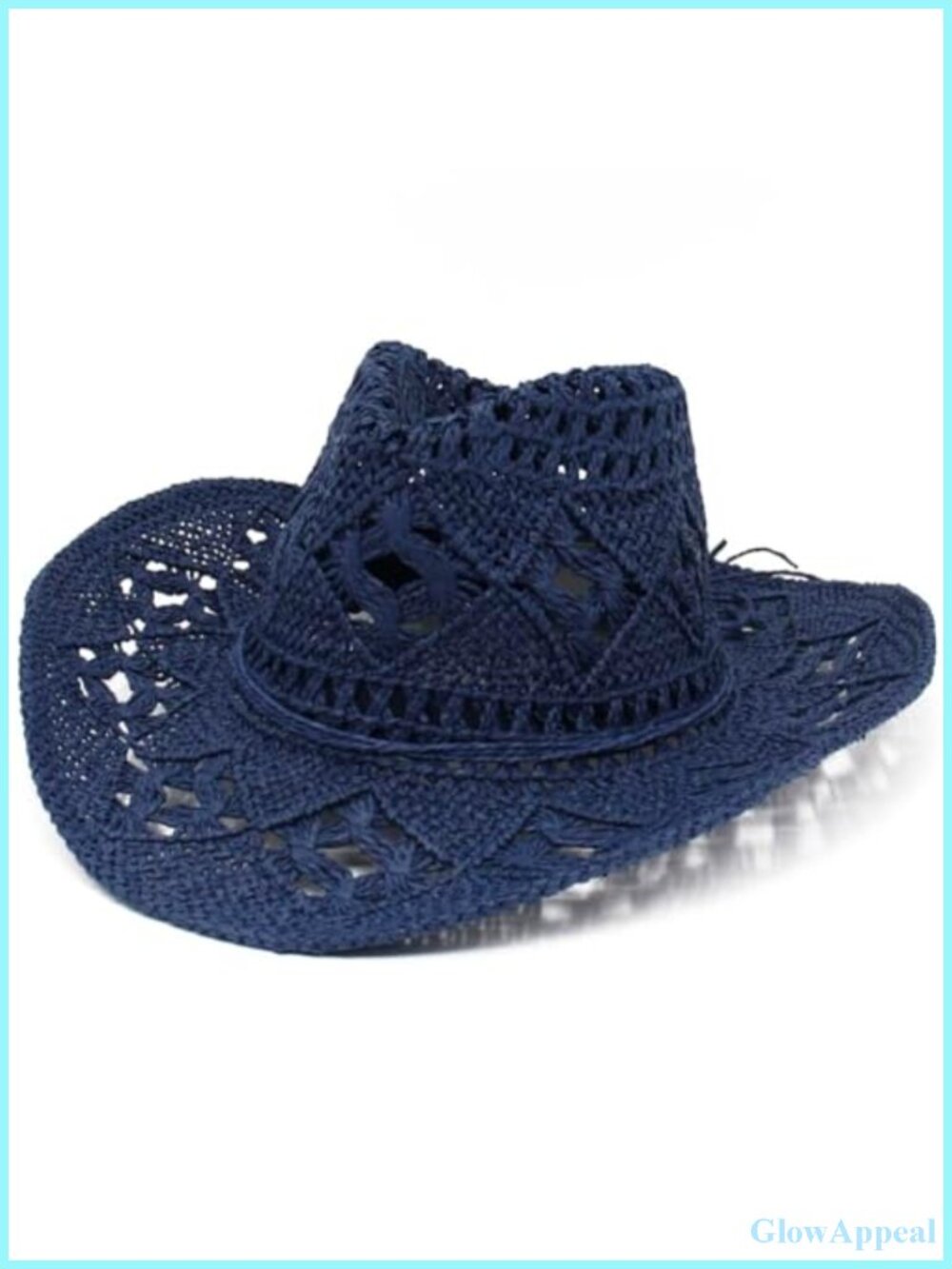 Wide Brim Straw Hat Summer Cowboy Cowgirl Shapeable Woven Roll Up Beach Sun
